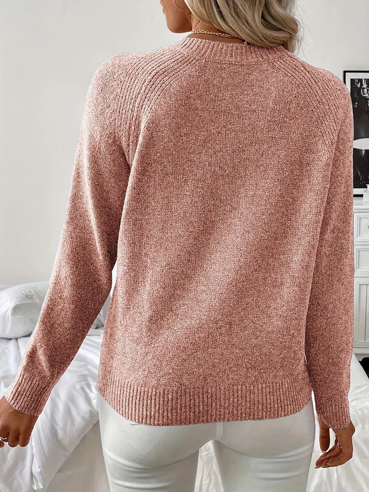 SABELLE – EMBELLISHED PEARL KNIT PULLOVER
