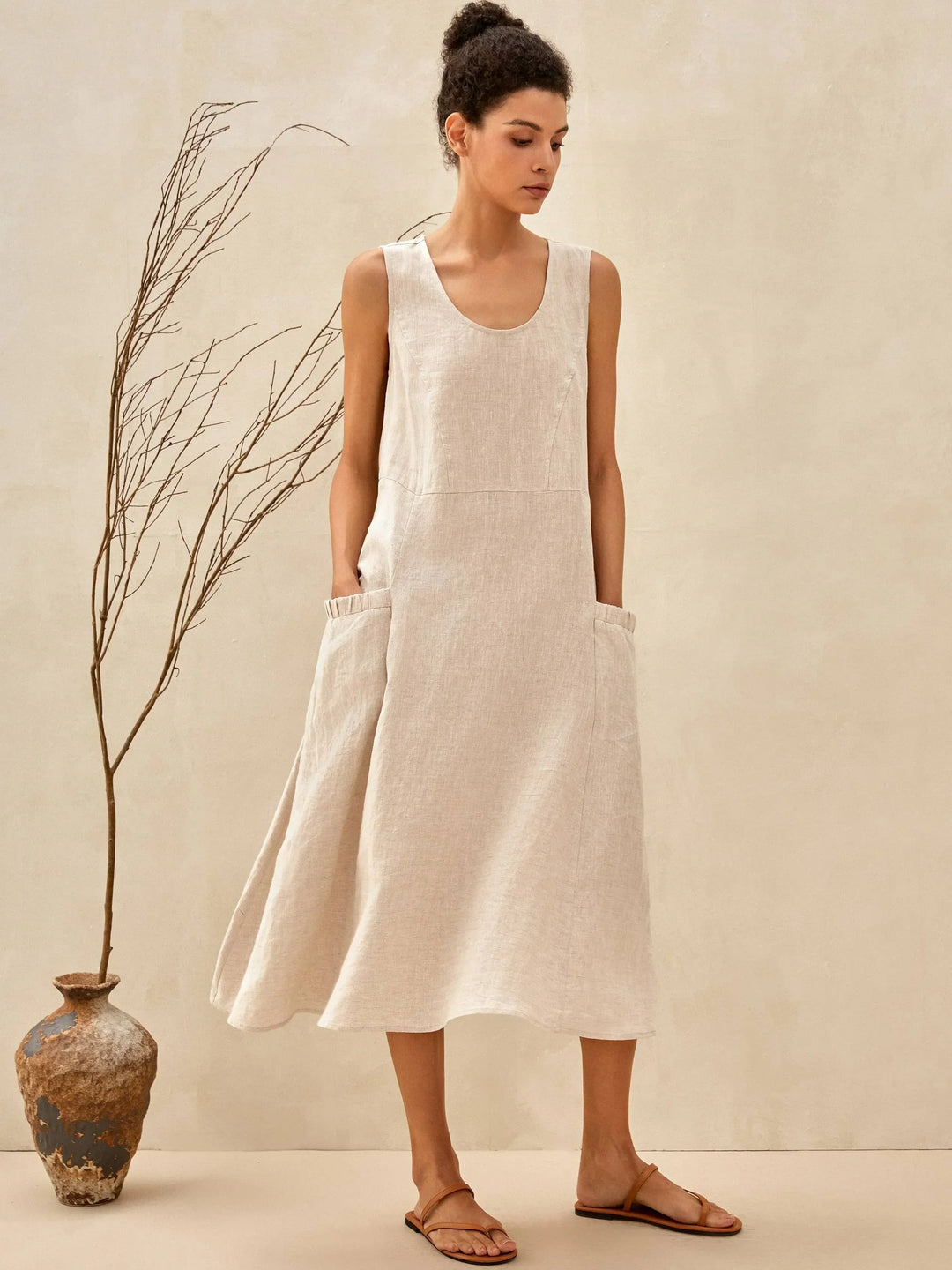 SHUSKA - SOPHISTICATED SIDEPOCKET DRESS
