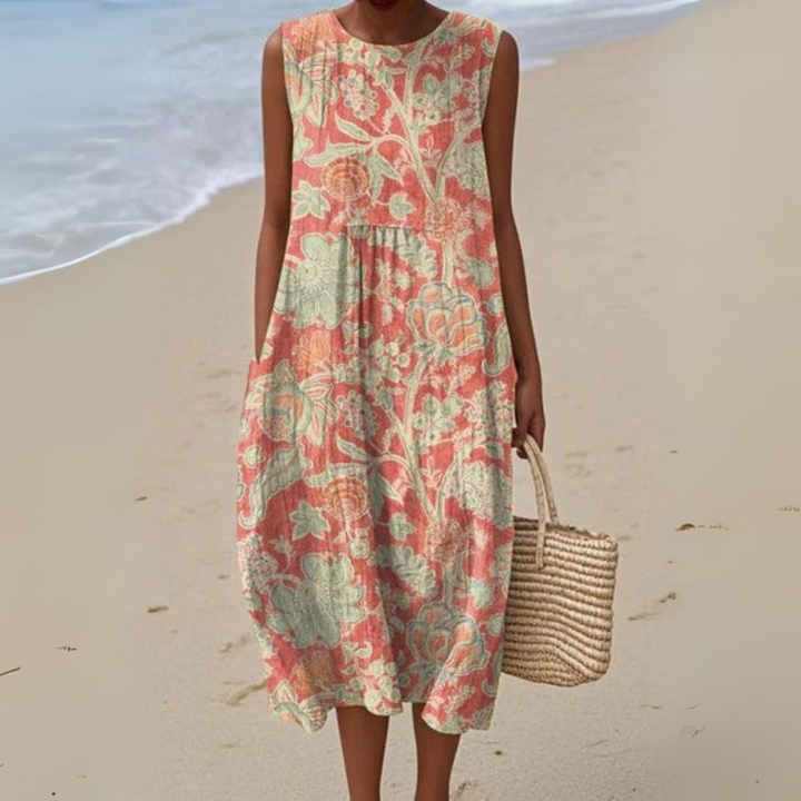 CATALINA - SILHOUETTE VINTAGE FLOWER DRESS