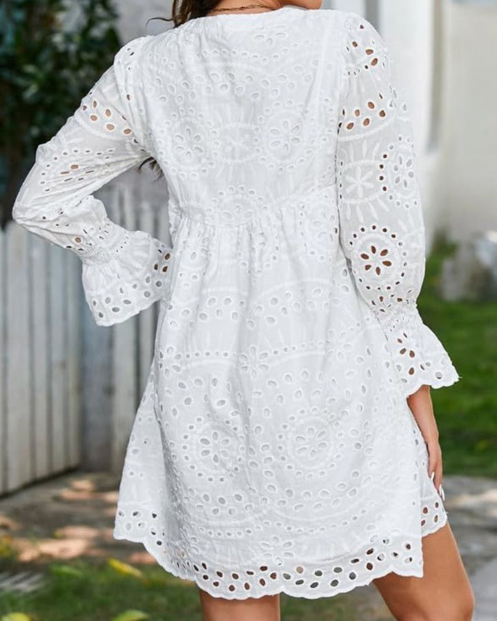 CHESKA - LUSH LACE MINI DRESS