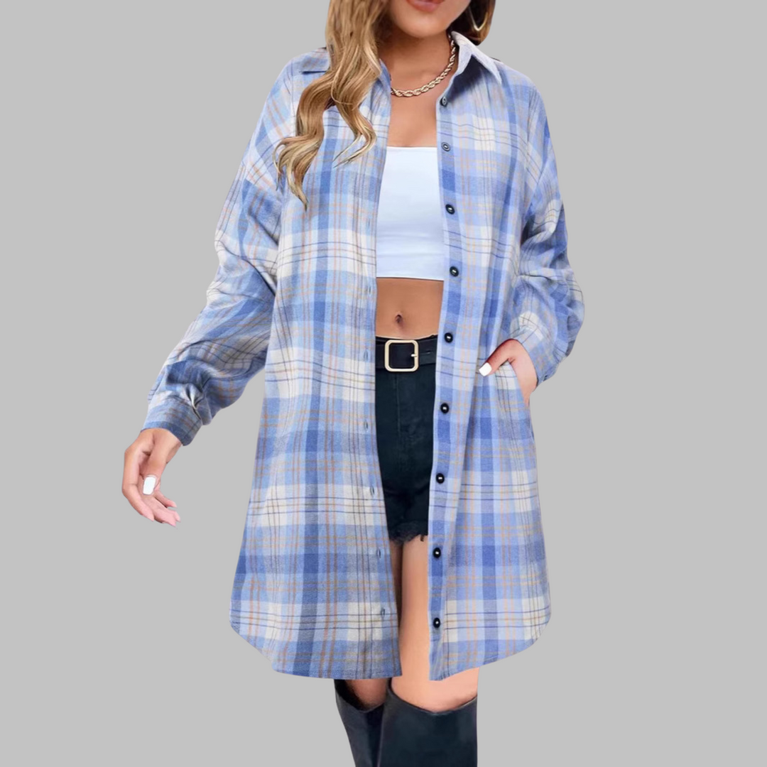 JANAYA - THE CHIC CHECKED WRAP