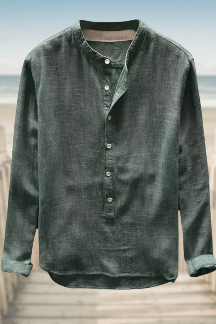 GRAYSON - CASUAL LINEN TOP