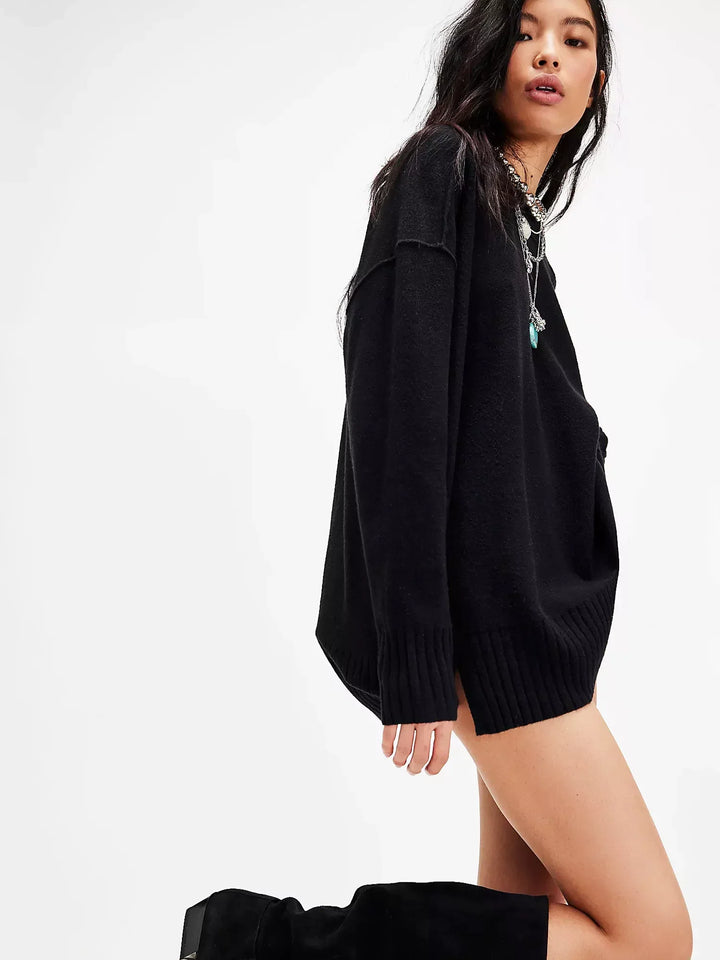 TRINITY - PRETTY KNIT SKIRT WITH LACE
