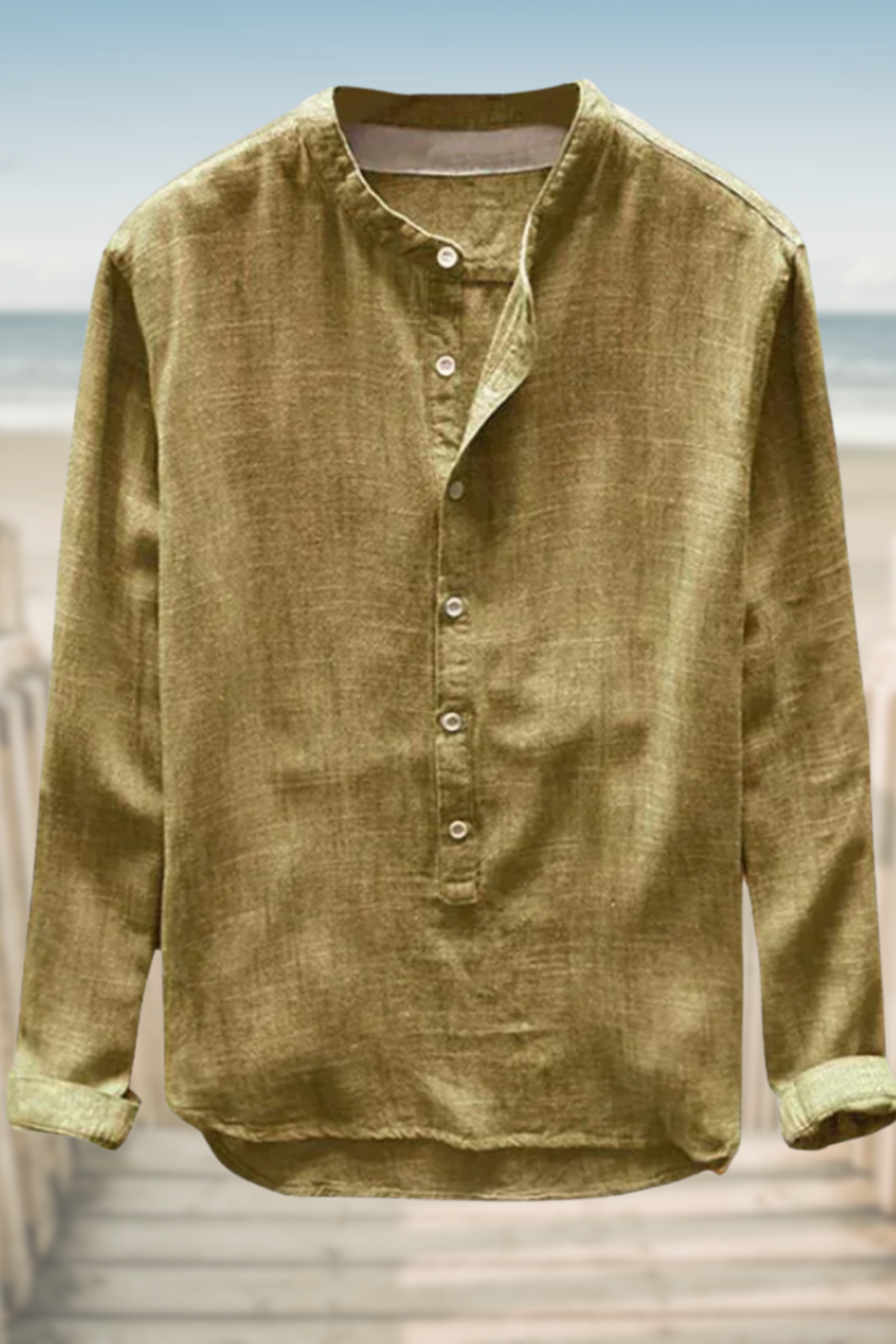 GRAYSON - CASUAL LINEN TOP