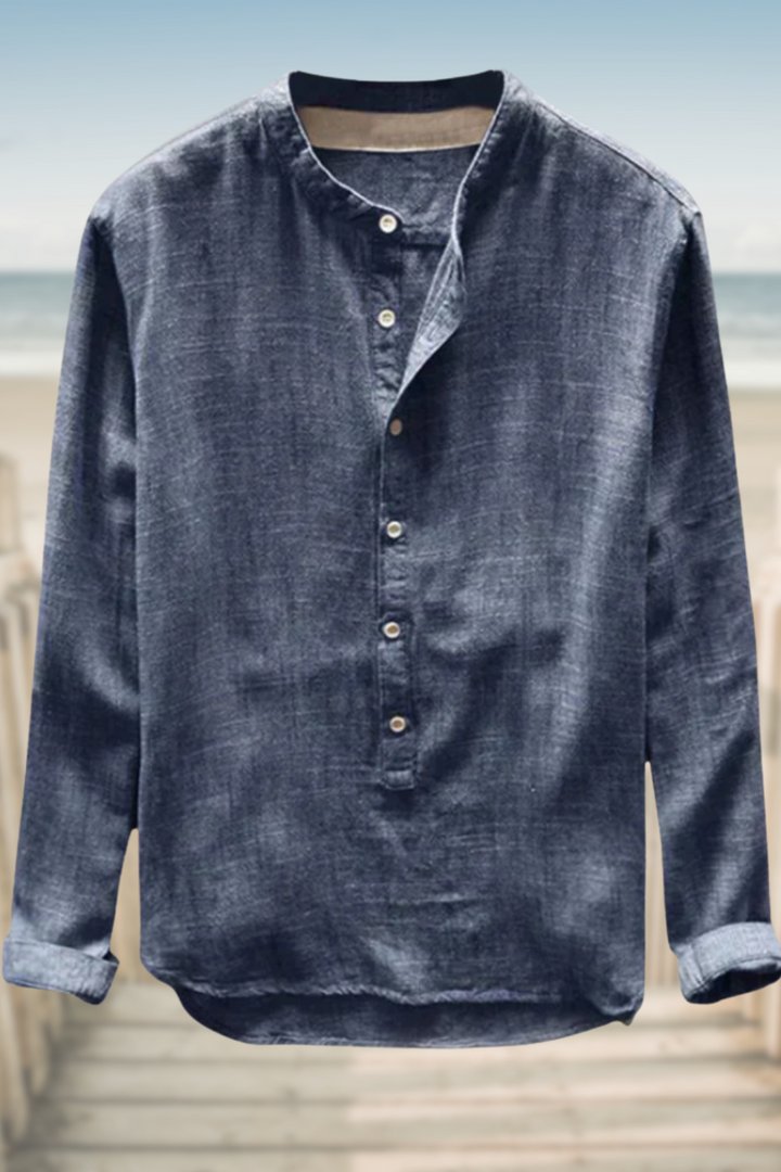 GRAYSON - CASUAL LINEN TOP