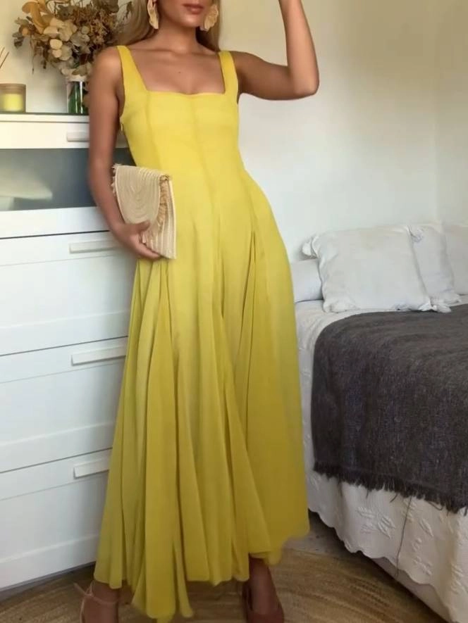 JULIET - SQUARE FRONT SLING DRESS