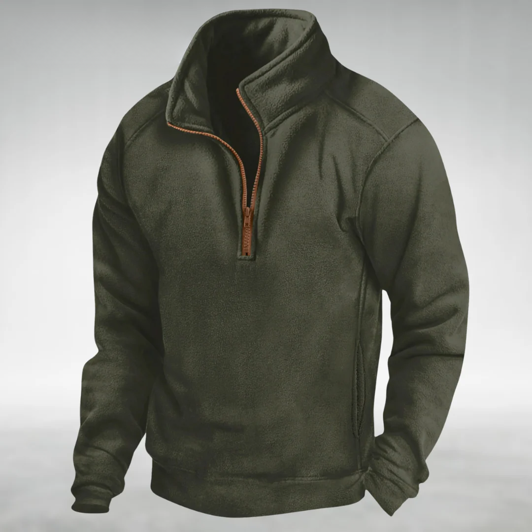 CALIX - THE VERSATILE GENT HALF-ZIP SWEATER