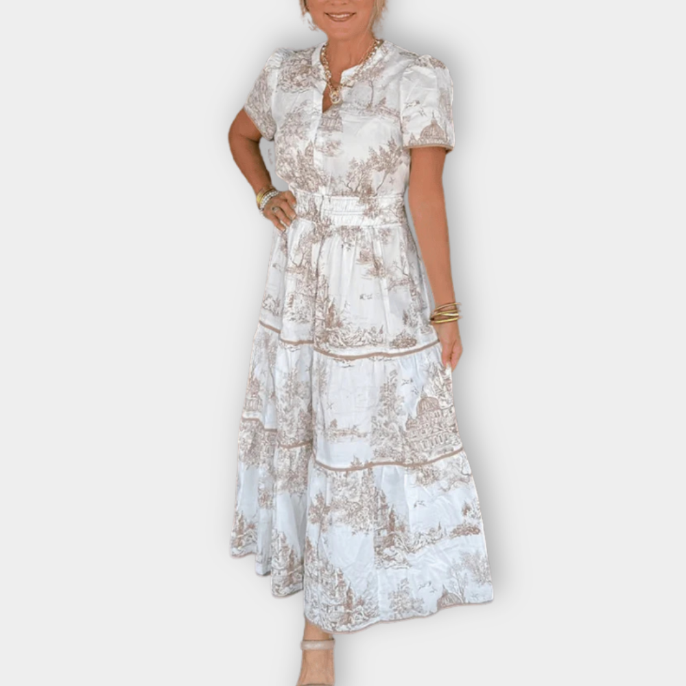 IRAH - RETRO LONG DRESS