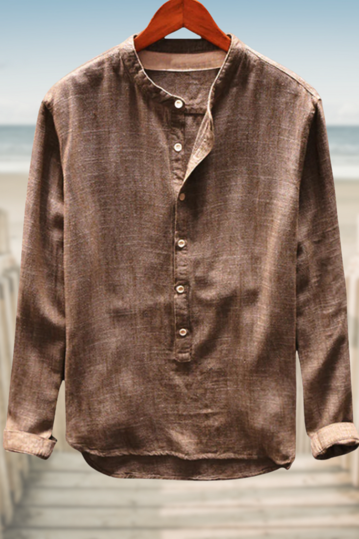 GRAYSON - CASUAL LINEN TOP