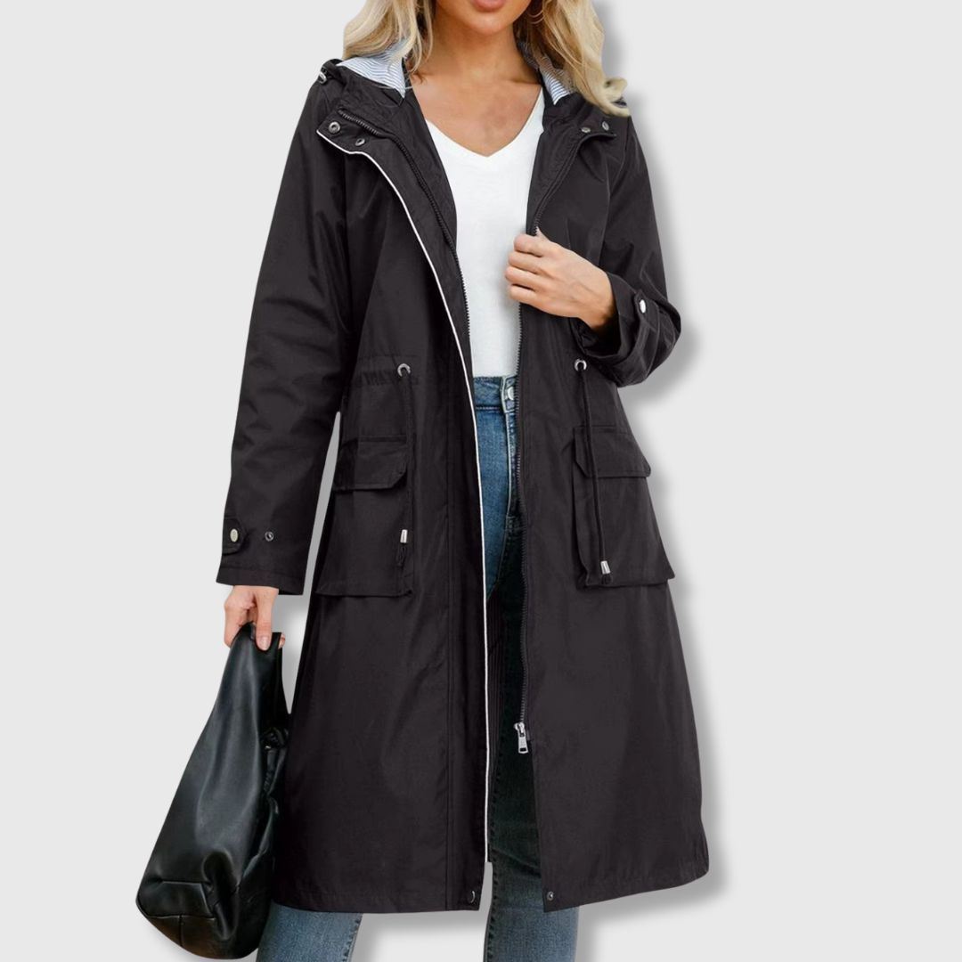 ZYRA - BAY MIST CLASSIC TRENCH COAT