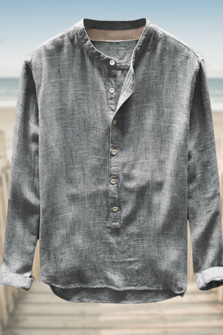 GRAYSON - CASUAL LINEN TOP