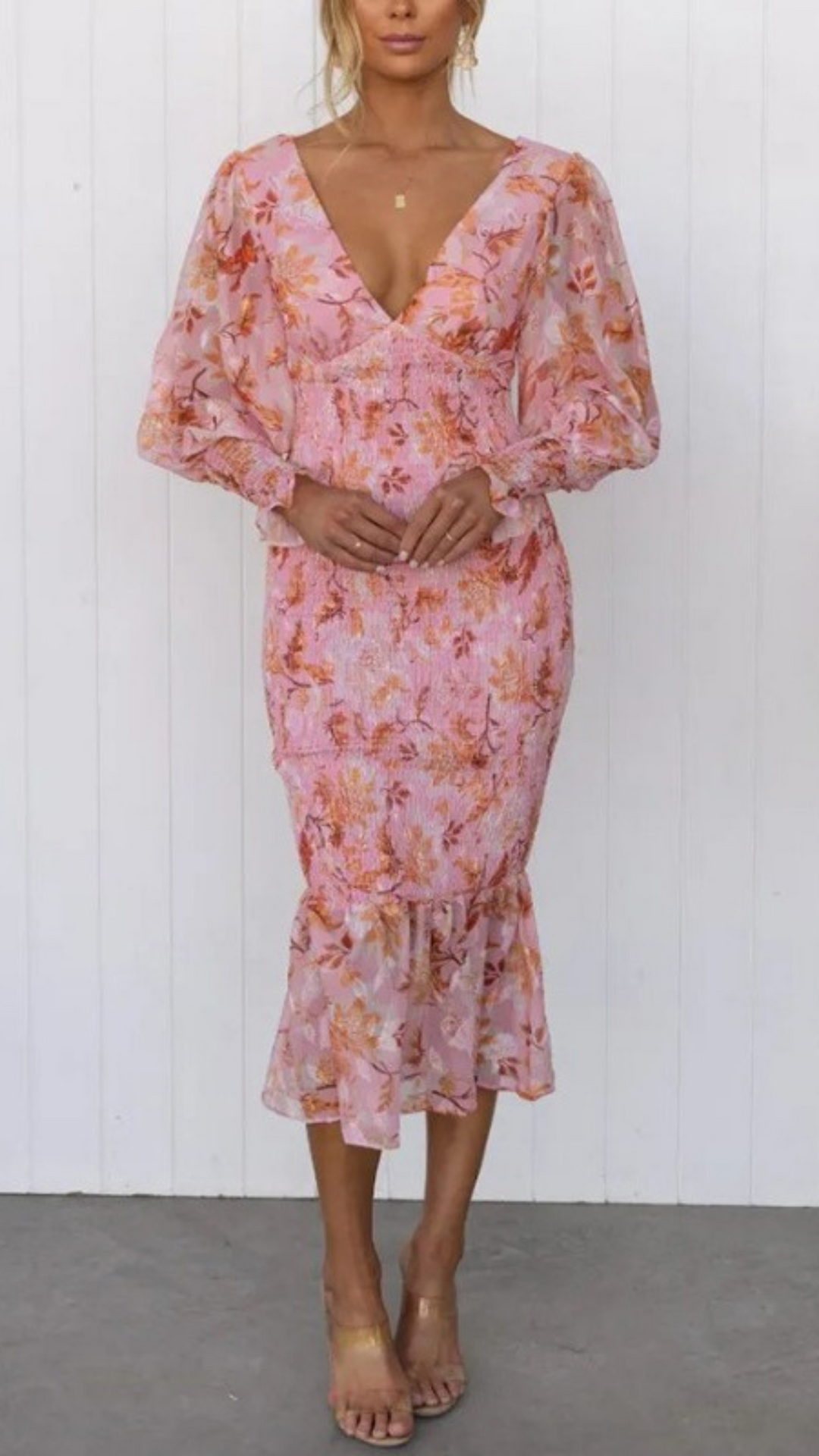 TARIE - V SHAPED NECK DRESS