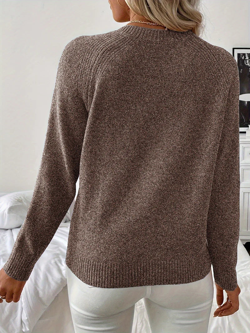 SABELLE – EMBELLISHED PEARL KNIT PULLOVER