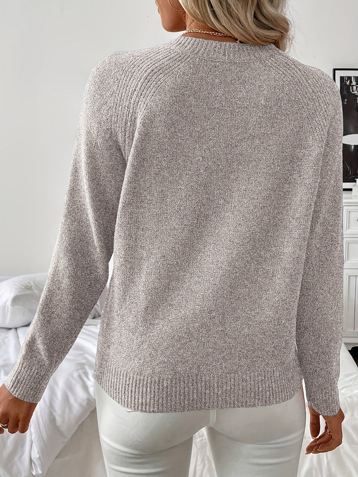 SABELLE – EMBELLISHED PEARL KNIT PULLOVER
