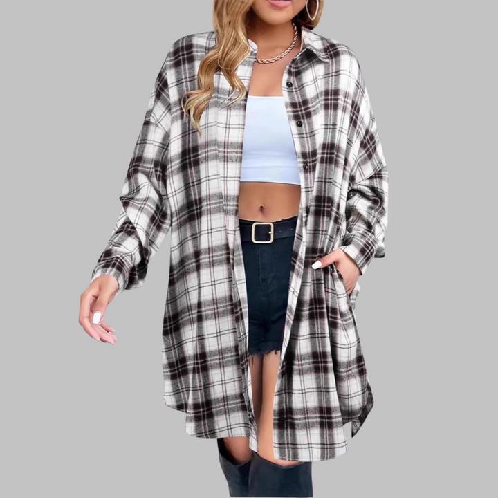 JANAYA - THE CHIC CHECKED WRAP