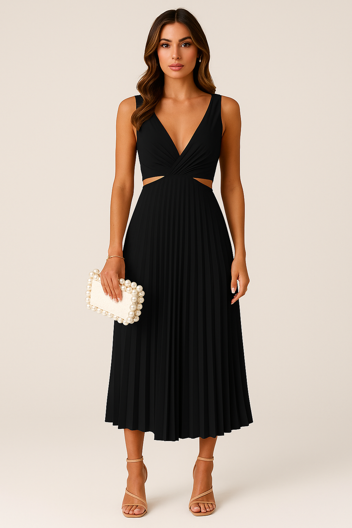 CHANDRA - COASTAL GLAM MIDI DRESS