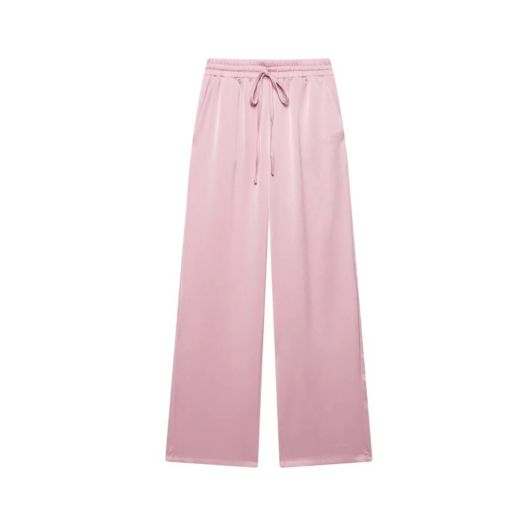 JOAN -  CHIC WRINKLE EFFECT STRAIGHT TROUSERS