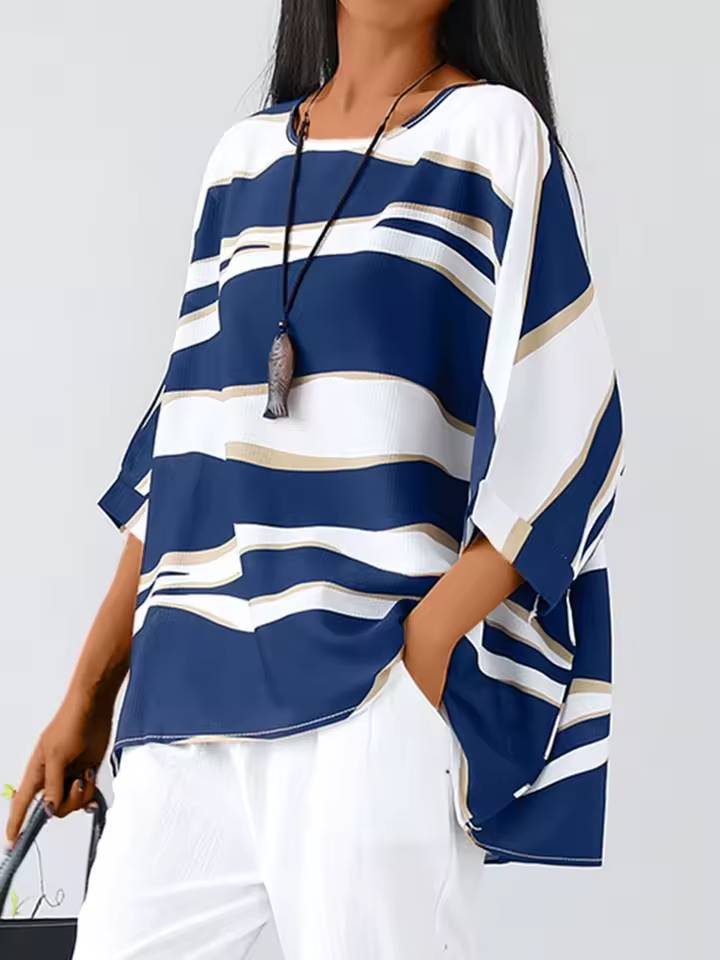 JESMIEL - MODERN CREWNECK BLOUSE