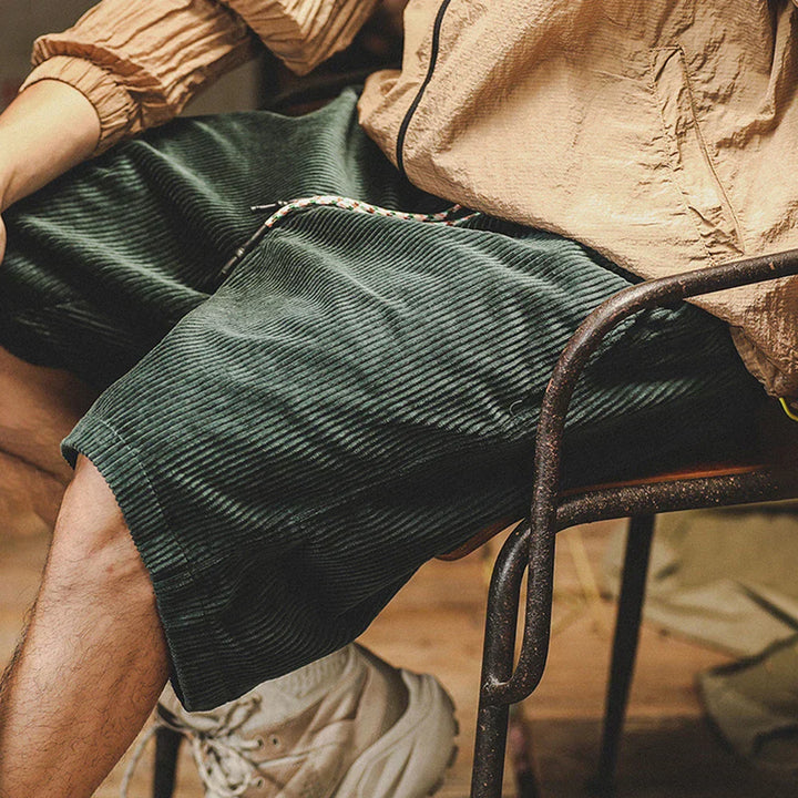 LEMUEL – ADJUSTABLE CORDUROY SHORTS