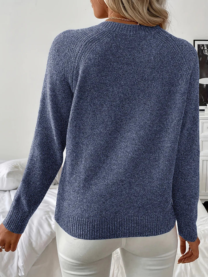 SABELLE – EMBELLISHED PEARL KNIT PULLOVER