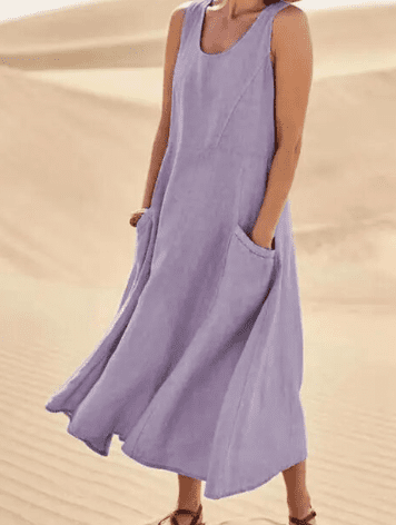 SHUSKA - SOPHISTICATED SIDEPOCKET DRESS