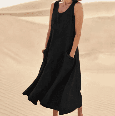 SHUSKA - SOPHISTICATED SIDEPOCKET DRESS