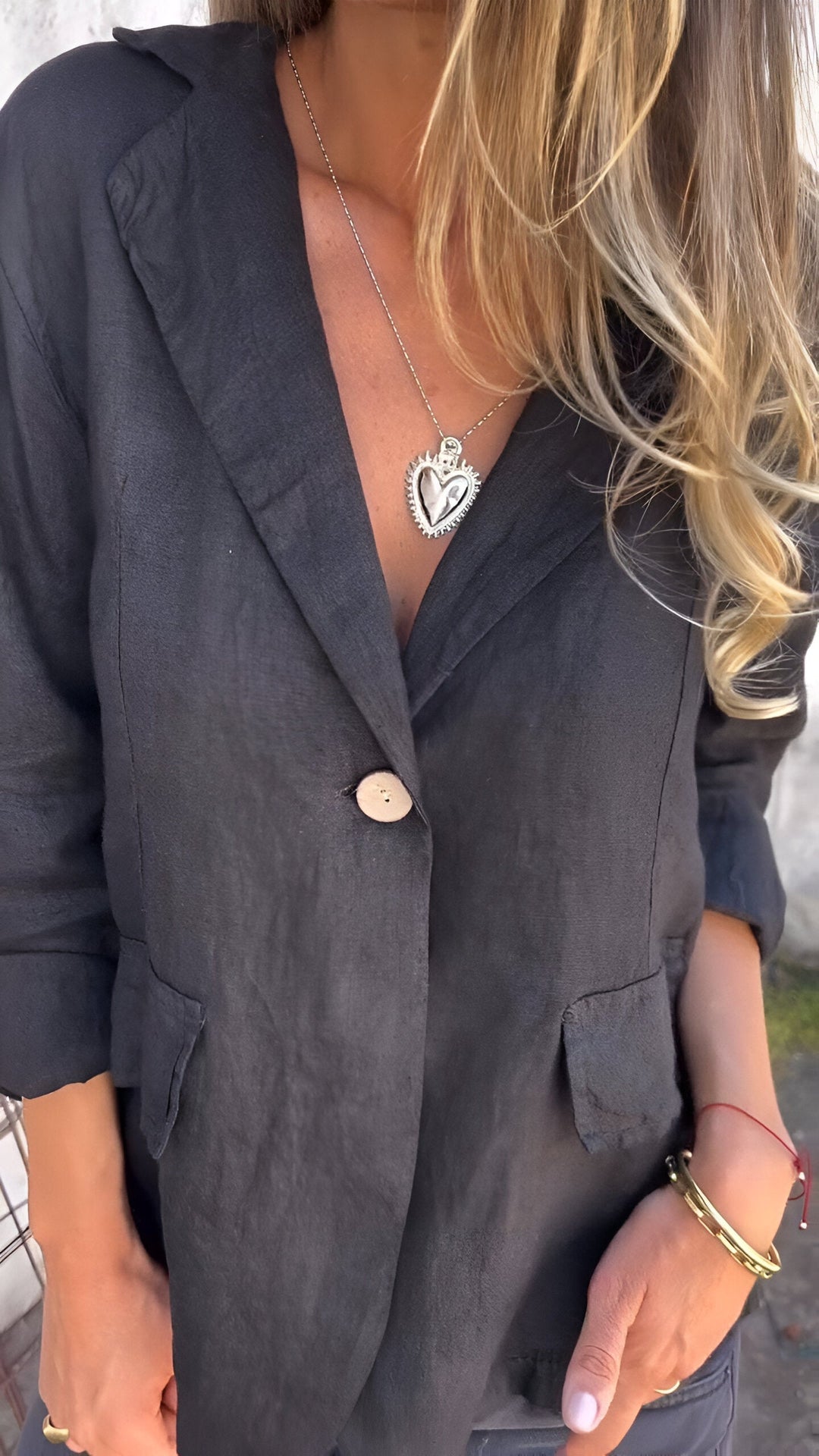SOLENN - RELAXED VINTAGE LOOK BLAZER