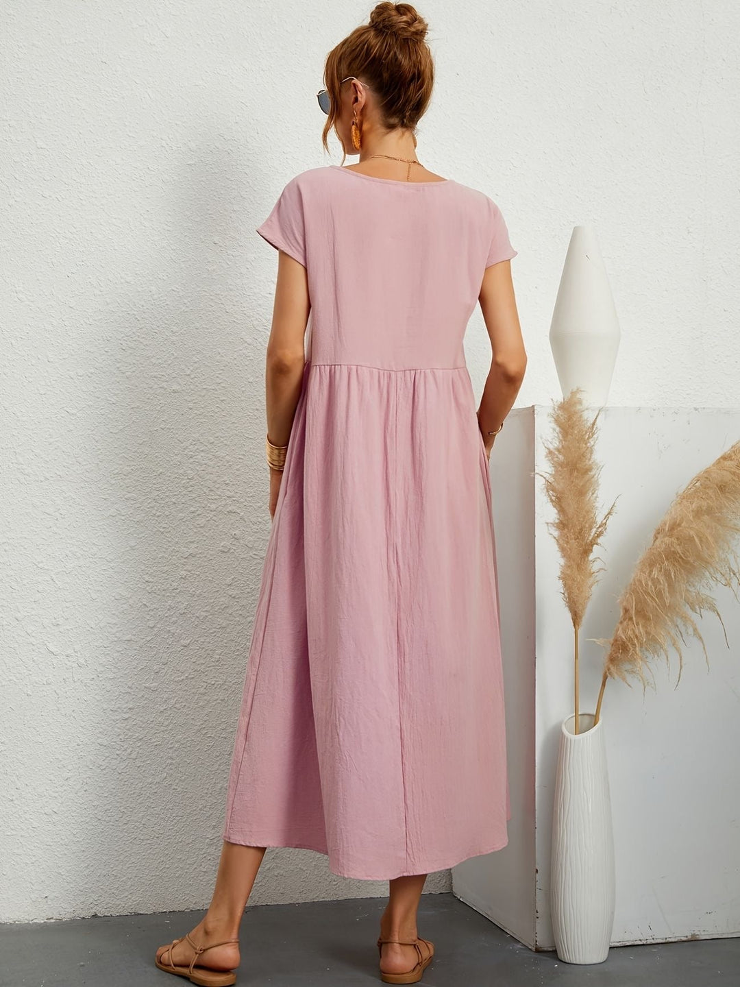 Rosey - Casual Linen Dress