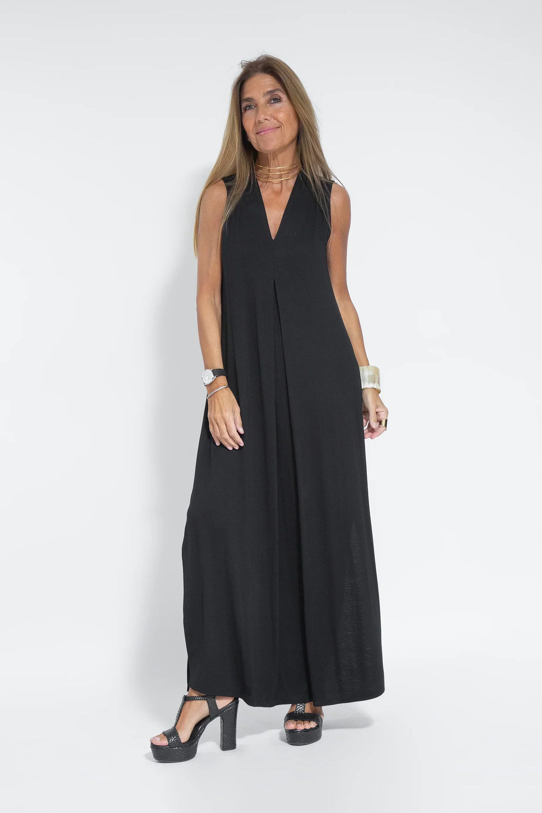 VIVIEN - FIGURE FLATTERING DRESS WITH VEST