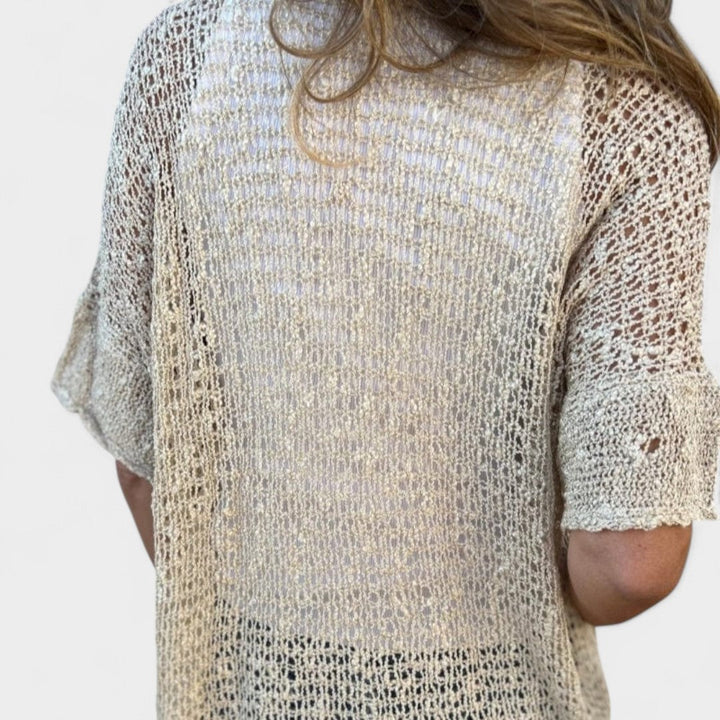 JOLIE - LAID-BACK STITCH CARDIGAN