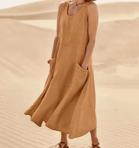 SHUSKA - SOPHISTICATED SIDEPOCKET DRESS